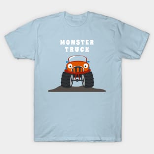 illustration of monster truck with cartoon style. T-Shirt